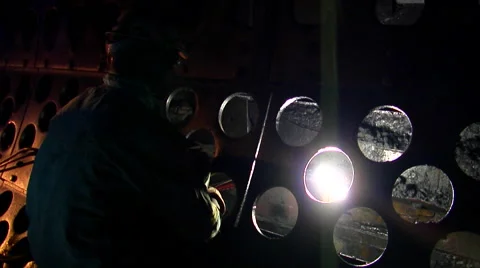 Mining - Cutting Torch Stock Footage 47407573