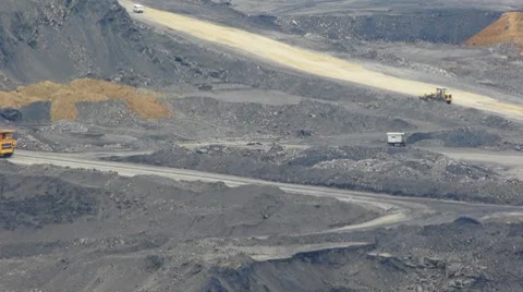 Mining dump truck 021 Stock Footage 8508940