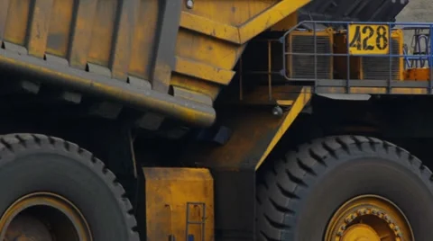 Mining dump truck 026 Stock Footage 8508941