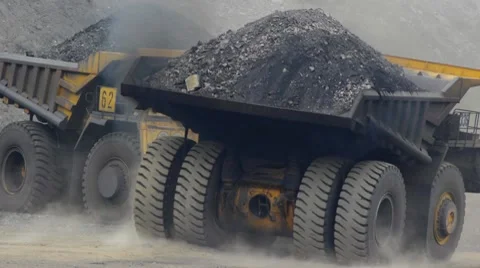 Mining dump truck 041 Stock Footage 8508990