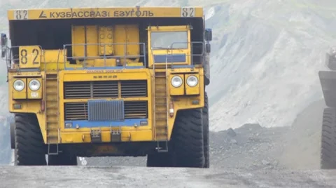 Mining dump truck 051 Stock Footage 8509041