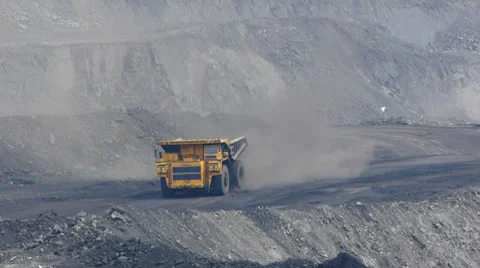 Mining dump truck 052 Stock Footage 8509039