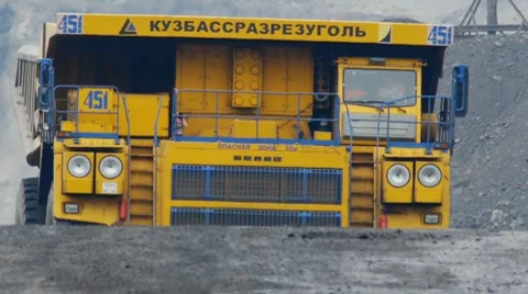 Mining dump truck 055 Stock Footage 8509080
