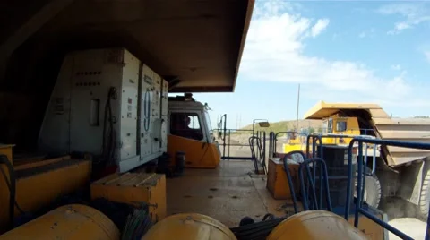 Mining dump truck 062 Stock Footage 8569899