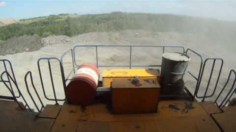 Mining dump truck 068 Stock Footage 8570200
