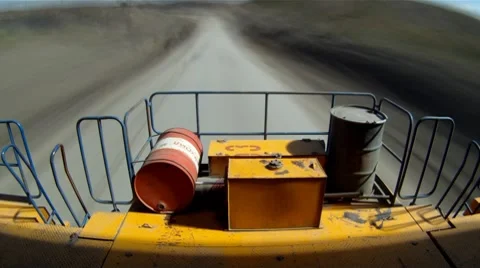 Mining dump truck 072 Stock Footage 8570172