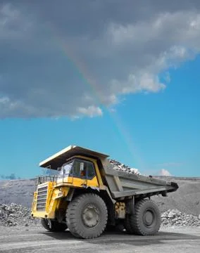 Mining Dump Truck Stock Photos