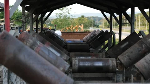 Mining engineer wearing a white helmet surveying her work place. Stock Footage 229706485