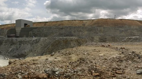Mining enterprise, panorama Stock Footage 104380182