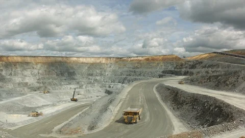 Mining enterprise, panorama Stock Footage 104380205