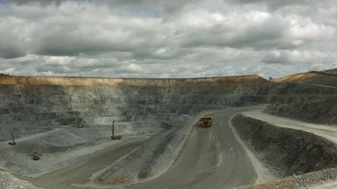 Mining enterprise, panorama Stock Footage 104440716