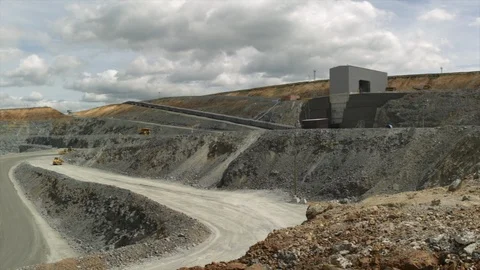 Mining enterprise, panorama Stock Footage 104440907