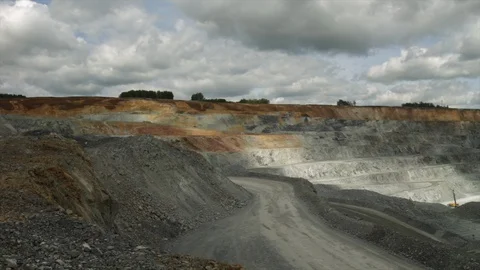 Mining enterprise, panorama Stock Footage 104441137