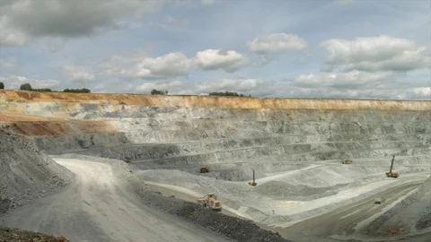 Mining enterprise, panorama Stock Footage 104441460