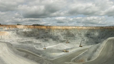 Mining enterprise, panorama Stock Footage 104441788