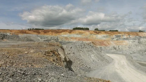 Mining enterprise, panorama Stock Footage 104442219