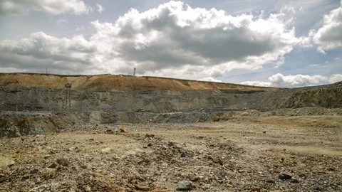 Mining enterprise, panorama Stock Footage 105752130