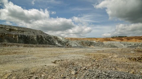 Mining enterprise, panorama Stock Footage 105753873