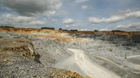 Mining enterprise, panorama Stock Footage 105753891