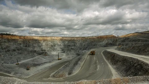 Mining enterprise, panorama Stock Footage 105806608
