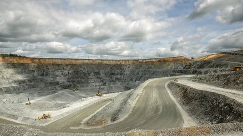 Mining enterprise, panorama Stock Footage 105909317