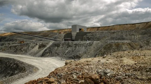 Mining enterprise, panorama Stock Footage 105910558