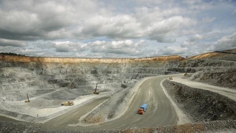 Mining enterprise, panorama Stock Footage 105925400