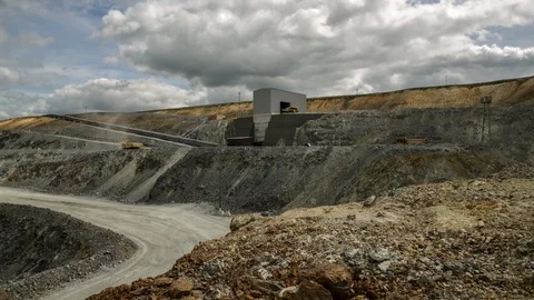 Mining enterprise, panorama Stock Footage 105926443