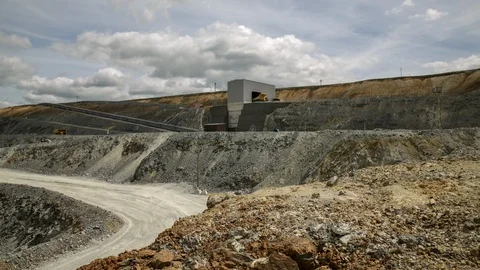 Mining enterprise, panorama Stock Footage 105927464