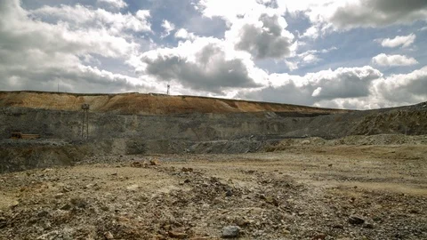 Mining enterprise, panorama Stock Footage 105928465