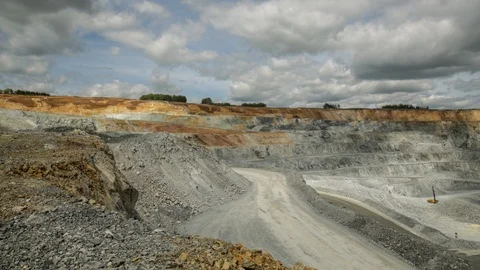 Mining enterprise, panorama Stock Footage 105931672