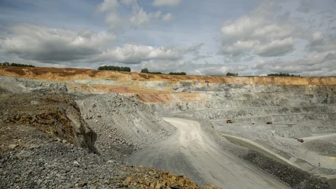 Mining enterprise, panorama Stock Footage 105932226