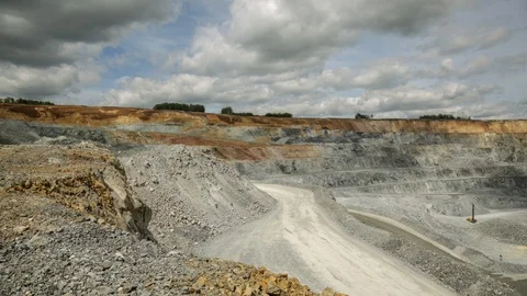 Mining enterprise, panorama Stock Footage 105932266