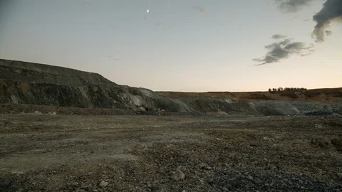 Mining enterprise, panorama Stock Footage 107402953