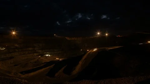 Mining enterprise, panorama Stock Footage 107403575