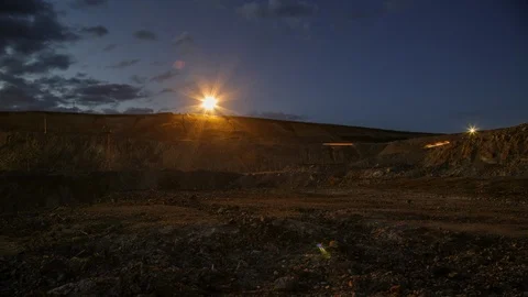 Mining enterprise, panorama 스톡 동영상 107404658