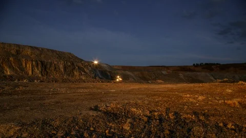Mining enterprise, panorama Stock Footage 107405988