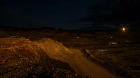 Mining enterprise, panorama Stock Footage 107406804