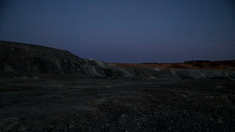 Mining enterprise, panorama Stock Footage 107450073