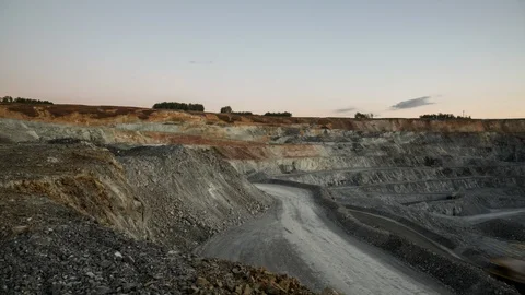 Mining enterprise, panorama Stock Footage 107450674