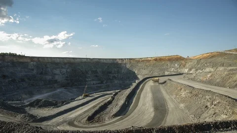 Mining enterprise, panorama Stock Footage 124005808