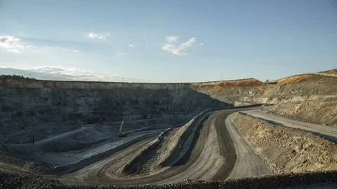 Mining enterprise, panorama Stock Footage 124006841
