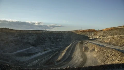 Mining enterprise, panorama Stock Footage 124007526