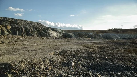 Mining enterprise, panorama Stock Footage 124012802
