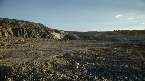 Mining enterprise, panorama Stock Footage 124023772