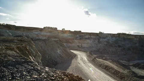 Mining enterprise, panorama Stock Footage 124024705