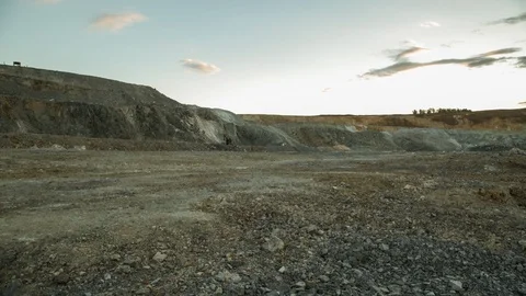 Mining enterprise, panorama Stock Footage 124030982