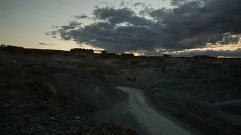 Mining enterprise, panorama Stock Footage 124031483