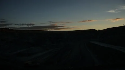 Mining enterprise, panorama Stock Footage 124031763