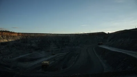 Mining enterprise, panorama Stock Footage 124032279